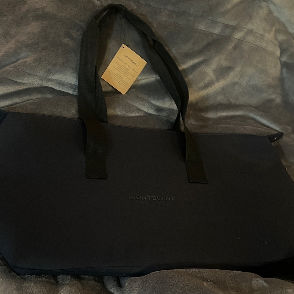 Montblanc Elegant Black Duffel Bag